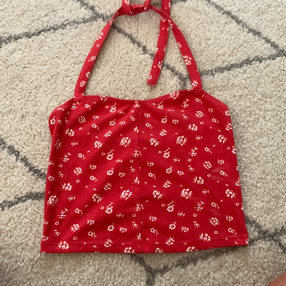 Red Halter Top